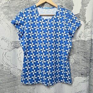J McLaughlin Nylon Cap Sleeve Tee